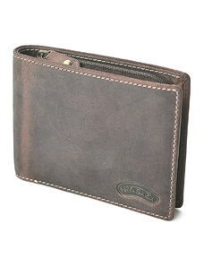 Pánská kožená peněženka Nivasaža N216-HNT-BR hnědá