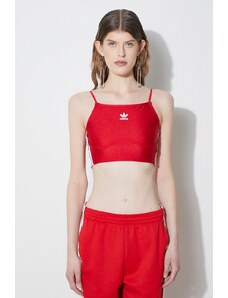 Top adidas Originals dámský, červená barva, IN8359