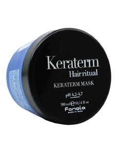 Fanola Keraterm Anti-Frizz Disciplining Mask 300 ml Maska proti krepatění pro narovnané a chemicky ošetřené vlasy