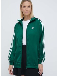 Mikina adidas Originals Track Top dámská, tyrkysová barva, s aplikací, IP0699