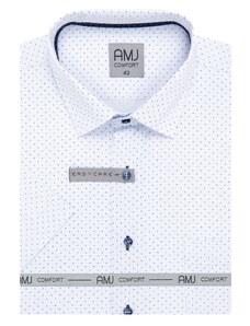 Pánská košile krátký rukáv AMJ VKBR 1373 Classic Comfort