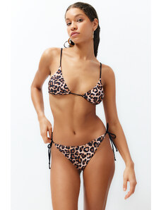 Trendyol Animal Patterned Regular Bikini Bottom