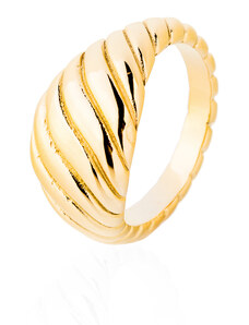 franco bene Spirální prsten - zlatý