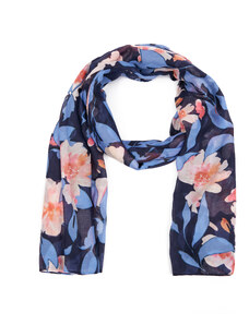 Orsay Růžovo-modrý dámský květovaný šátek - Dámské