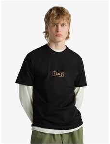 Černé pánské tričko VANS Classic Easy Box - Pánské