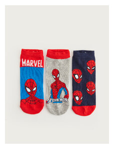 LC Waikiki 3-Pack Spiderman Patterned Boys Booties Socks