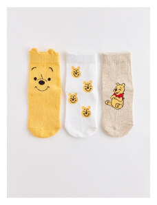 LC Waikiki 3-Pack Winnie the Pooh Printed Baby Boy Socks