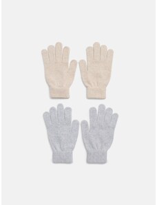 Sinsay - Sada 2 párů rukavic - šedá