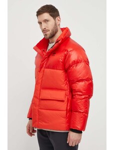 Péřová bunda adidas Originals pánská, červená barva, zimní, IR7132
