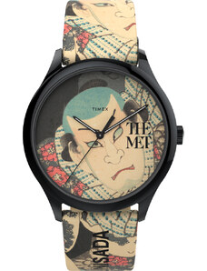 TIMEX | Timex LAB The MET hodinky | Béžová;černá