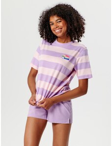 Sinsay - Bavlněná pyžamová souprava - fialová