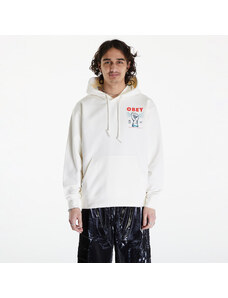 OBEY Clothing Pánská mikina OBEY New Clear Power Hoodie Unbleached