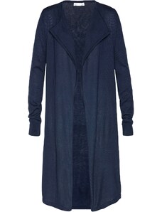 bonprix Pletený kabátek Modrá