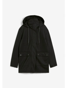 bonprix Softshellová bunda, strečová, voděodolná Černá