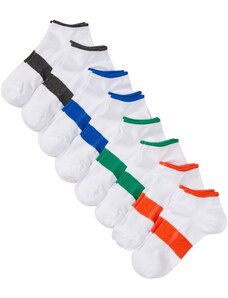 bonprix Kotníkové ponožky s organickou bavlnou (8 párů) Bílá
