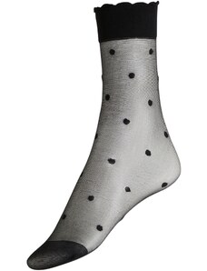 bonprix Jemné punčochové ponožky 20 DEN (4 páry) Černá