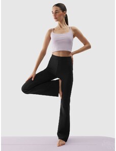 4F Dámské rychleschnoucí kalhoty na jógu - černé