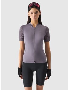 4F Dámské rychleschnoucí cyklistické tričko - fialové