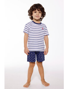 Cornette Chlapecké pyžamo BOY KIDS KR 801/111 MARINE