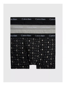 Pánské spodní prádlo TRUNK 3PK 0000U2662GYKS - Calvin Klein