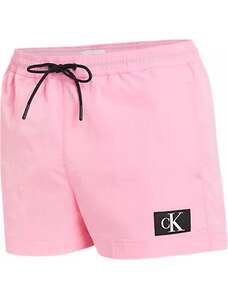 Pánské plavky Tkaný spodní díl SHORT DRAWSTRING KM0KM00979TFZ - Calvin Klein