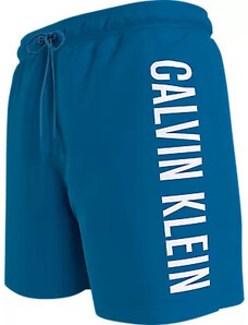 Pánské plavky Tkaný spodní díl MEDIUM DRAWSTRING KM0KM01004DYO - Calvin Klein