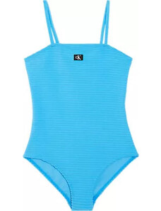 Dívčí jednodílné plavky KY0KY00084CGY - Calvin Klein