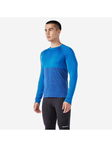 KIPRUN Pánské běžecké tričko s dlouhým rukávem Kiprun Care modré