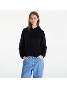 Dámská mikina Calvin Klein Jeans Logo Elastic Hoodie Black