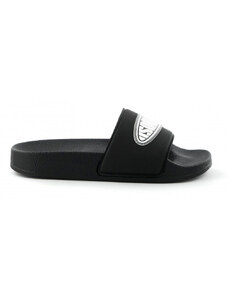 DSQUARED2 PANTOFLE DSQUARED LOGO PATCH PVC POOL SLIDES