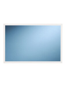 Zrcadlo v kovovém bílém rámu Merida Stella 40x60 cm