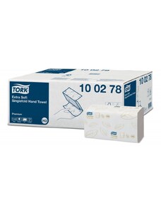 TORK 100278 – Singlefold extra jemné papírové ručníky H3, 2vr., 15 x 200ks- Karton