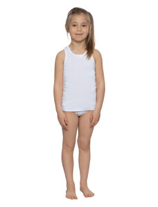 Wadima Dívčí košilka se širokými ramínky, 40212 1, bílá