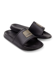 Nash Pantofle Sliders Black -