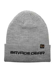 Savage Gear Zimní čepice Fold-up Beanie One Size Light Grey