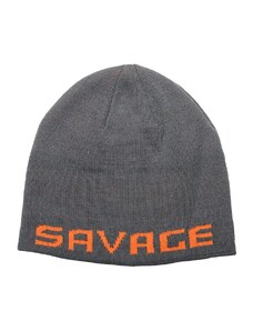 Savage Gear Zimní čepice Logo Beanie Rock Grey/