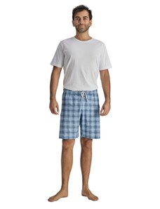Wadima Pánské pyžamové kalhoty s krátkými nohavicemi, 204123 491, modrá