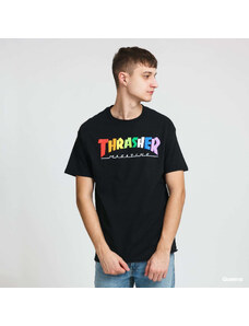 Pánské tričko Thrasher Rainbow Mag Tee Black