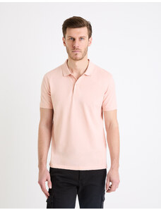 Celio Polo tričko pique Teone Růžová S