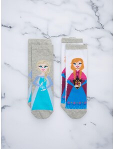Sinsay - Sada 2 párů ponožek Frozen - bílá