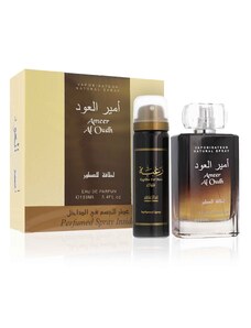 Lattafa Ameer Al Oudh dárková sada unisex parfémovaná voda 100 ml + deodorant 50 ml