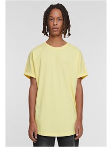 UC Men Pánské tričko Long Shaped Turnup Tee - žluté