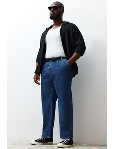 Trendyol Indigo Wide-Fit Plus Size Jeans