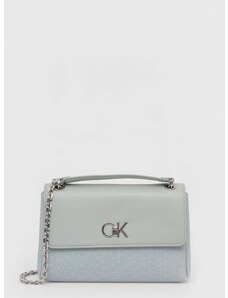 Kabelka Calvin Klein šedá barva, K60K611755