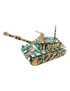 Woodcraft construction kit Woodcraft Dřevěné 3D puzzle Velký tank