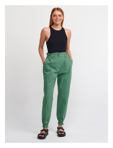 Dilvin 71107 Cupped Jogging Trousers-Green