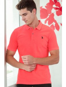 T8561 DEWBERRY MEN'S TSHIRT-CLEAR POMEGRANATE