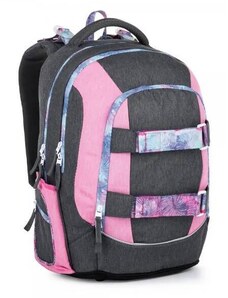BAGMASTER Studentský batoh FLICK 22 A - růžový