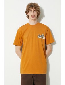Bavlněné tričko Market Better Call Bear T-Shirt oranžová barva, s potiskem, 399001784
