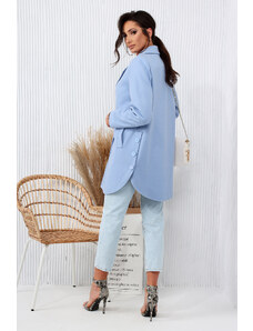 Merce Coat Ina Light Blue